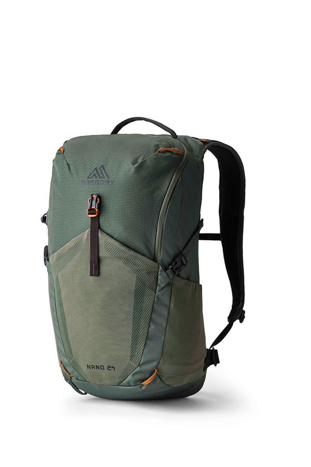 Gregory Nano 24L Daypack - Front View with U-zip access and 40-100% recycled materials