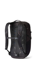 Gregory Nano 24L Daypack in Optic Black - Front View with front stretch mesh pocket