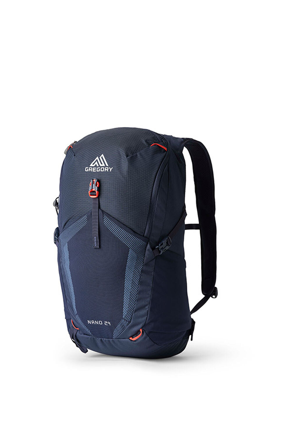 Gregory Nano 24L Daypack in Spark Navy - Front View with colourful energetic design