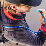 Gregory Nano 28L Hydration Reservoir Drinking Tube - routing loops on shoulder harness for easy access