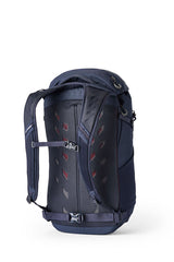 Gregory Nano 28L Daypack in Spark Navy - Back View showing breathable backpanel