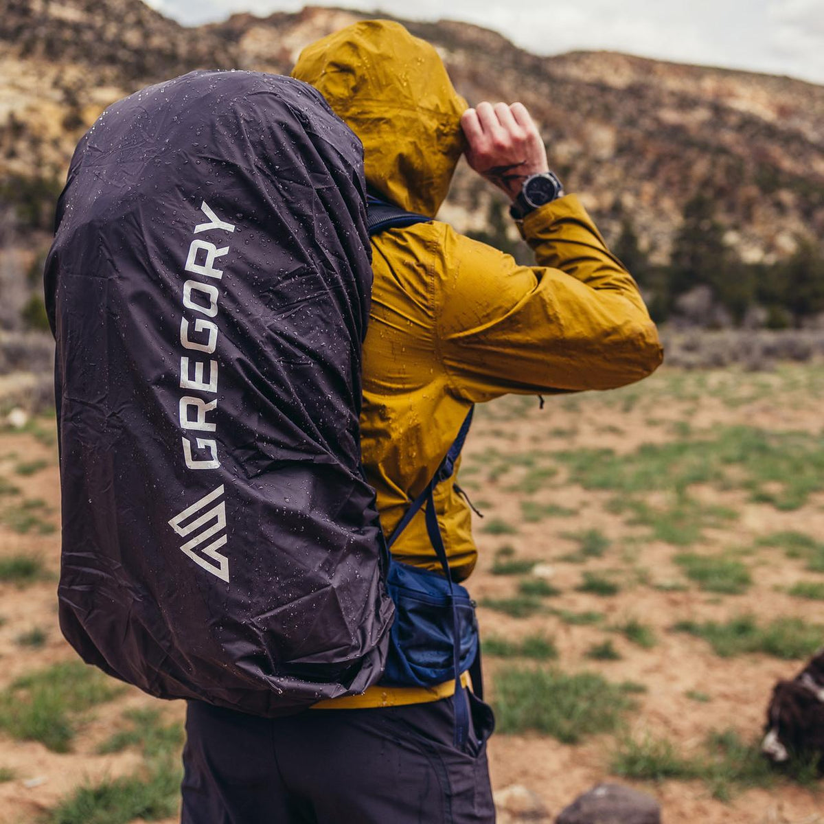 Gregory Paragon 40L Custom-Fitted Raincover - included weatherproof protection in dedicated pocket