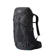 Gregory Paragon 40L Men's Backpack in Alpine Black - Front View with FreeFloat Hybrid suspension