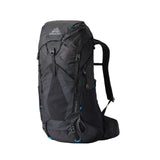 Gregory Paragon 40L Men's Backpack in Alpine Black - Front View with FreeFloat Hybrid suspension