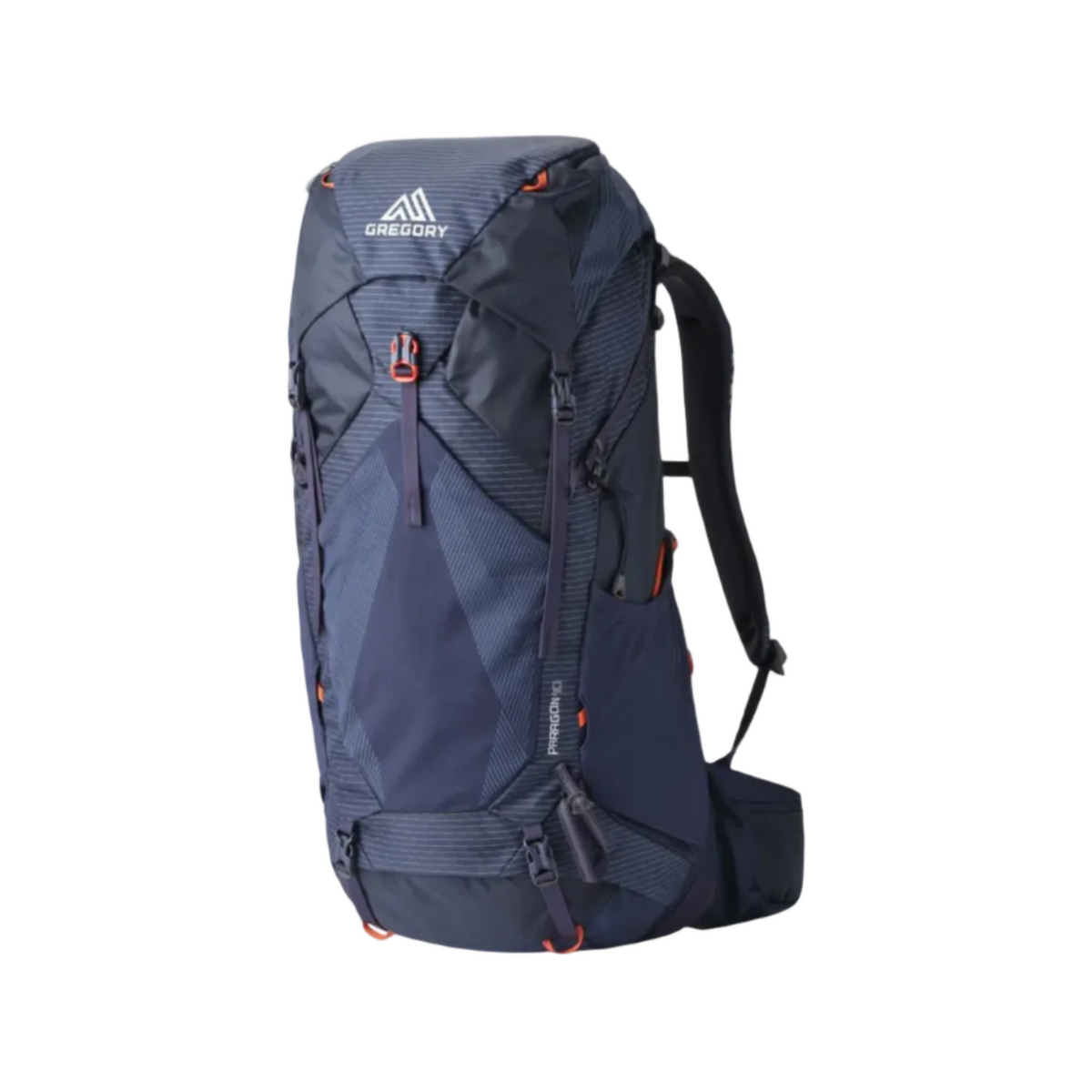 Gregory Paragon 40L Men's Backpack in Spark Navy - Front View with lightweight design