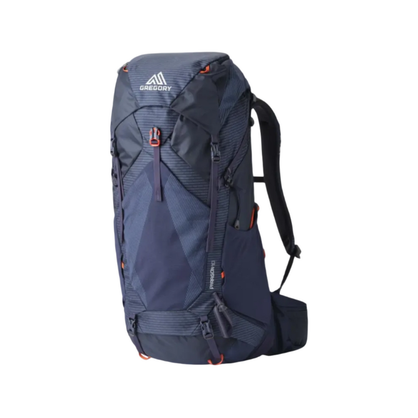 Gregory Paragon 40L Men's Backpack in Spark Navy - Front View with lightweight design