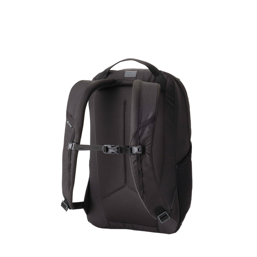 Gregory Retna 20L Everyday Backpack in Carbon Sky - Back View showing padded shoulder harness
