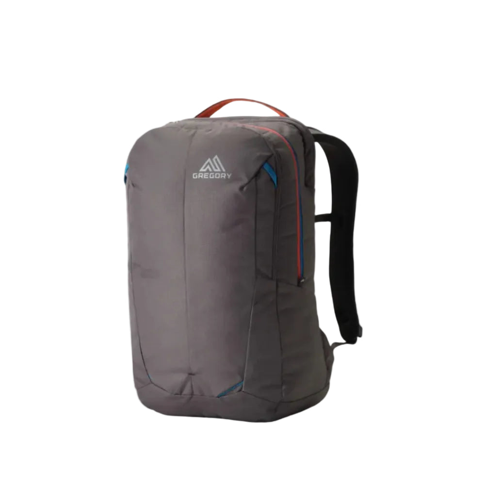 Gregory Retna 28L Everyday Backpack in Agate Grey - Front View with external laptop access