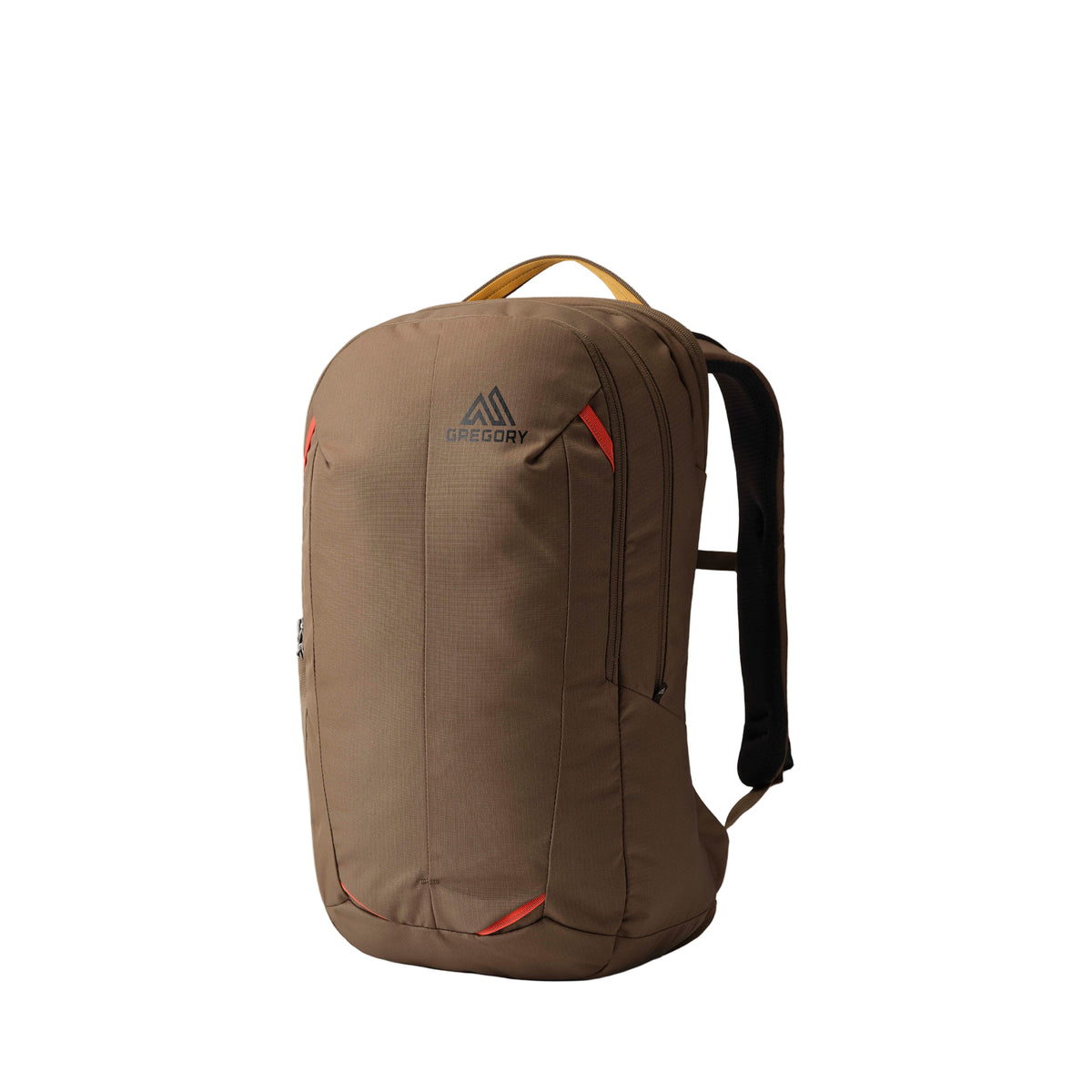 Gregory Retna 28L Everyday Backpack in Mesa Brown - Front View with minimalist design