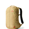 Gregory Rhune 18L Everyday Backpack in Sand Storm - Front Angle View with 100% recycled materials