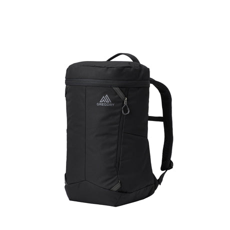 Gregory Rhune 25L Everyday Backpack in Carbon Black - Front View with reflective details