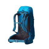 Gregory Stout 35L Men's Backpack in Compass Blue - Back View showing breathable 3D backpanel and VersaFit system