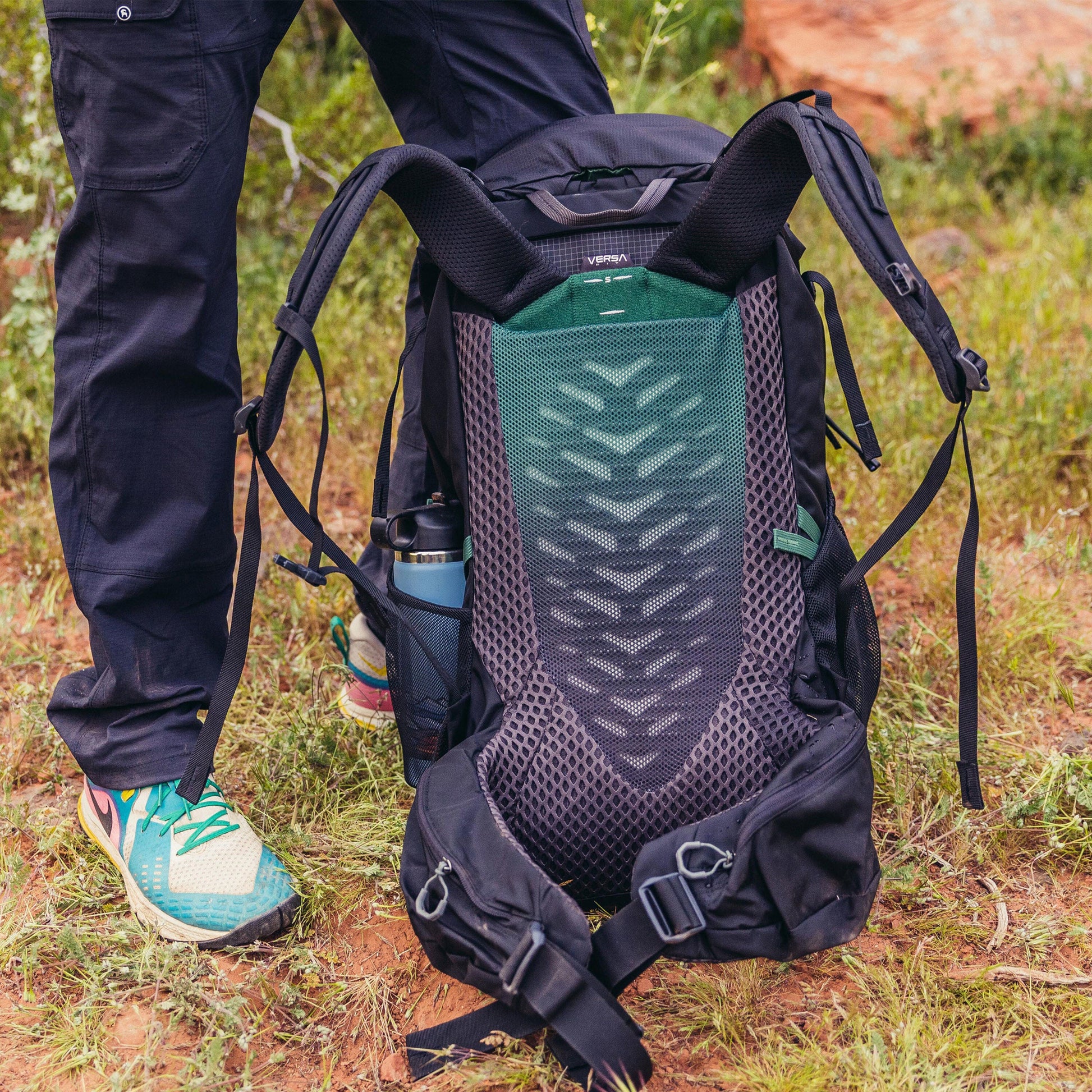 Gregory Stout 45 Perforated 3D Foam Backpanel - breathable ventilation for comfort on multi-day hikes