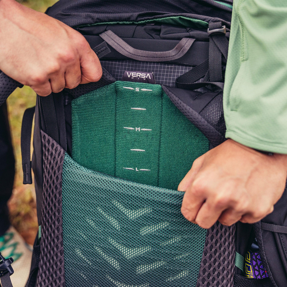 Gregory Stout 55 Padded Wraparound Hipbelt - 3D comfort design for extended multi-day hikes