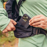 Gregory Stout 70 Oversized Hipbelt Pocket - large zippered storage for phone and trail essentials