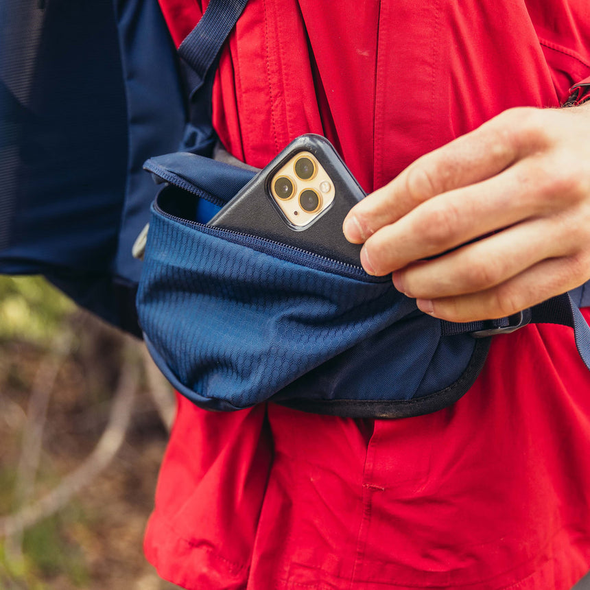 Gregory Zulu 45L Side Stretch Mesh Pocket - pass-through design for water bottles and gear