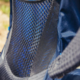 Gregory Zulu 65L Tensioned Mesh Backpanel - full-length ventilation for maximum airflow on multi-day trips