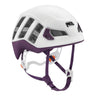 Petzl Meteora Women's Helmet Outdoor Action White/Violet - Front Angled View