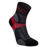 Hilly Trail Anklet Med Outdoor Action Black/Red- Right (Front)