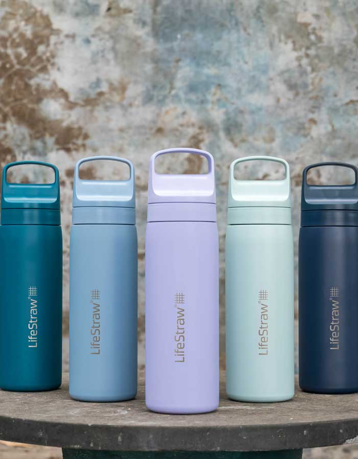 LifeStrawLifeStraw Go Series Stainless Steel Water Filter Bottle 18ozOutdoor Action