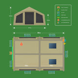 Holawild AirTek Machu Picchu L - Floorplan