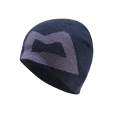 Mountain Equipment Branded Knitted Women's Beanie Outdoor Action Cosmos/Welsh Slate- front