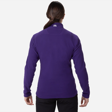 Mountain Equipment Micro Women's Zip-T top half back image purple