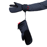 Mountain Equipment Citadel Mitt Outdoor Action Cosmos/Black - Single-handed drawcord closure