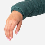 Mountain Equipment Frostline Women's Jacket Outdoor Action Deep Teal - Elastane bound cuffs