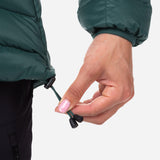 Mountain Equipment Frostline Women's Jacket Outdoor Action Deep Teal - Dual tether hem drawcords