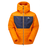 Mountain Equipment Kryos Men's Jacket Outdoor Action Mango/Medieval- front
