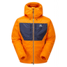 Mountain Equipment Kryos Men's Jacket Outdoor Action Mango/Medieval- front
