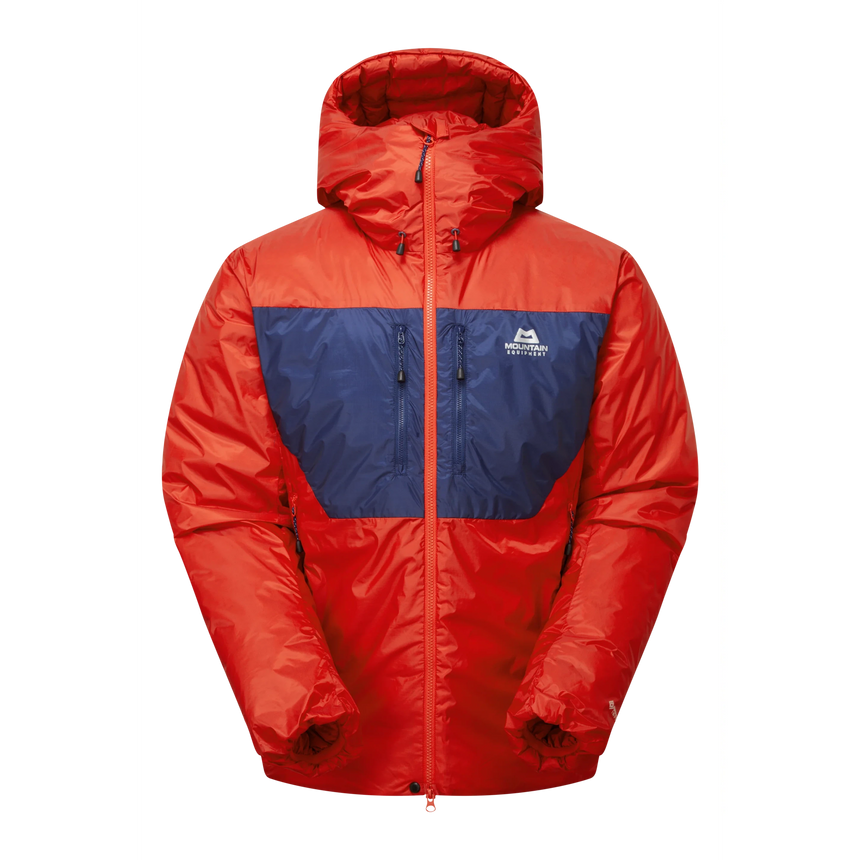 Mountain Equipment Kryos Men's Jacket Outdoor Action Chilli Red/Medievall- front
