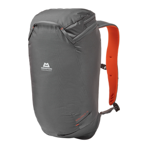 Mountain Equipment Wallpack 16 Anvil/Orange full front angle image
