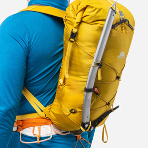 Mountain Equipment Orcus 22+ Backpack full back close up model image