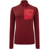 Mountain Equipment Lumiko Women's Zip T Outdoor Action Rhubarb/Capsicum- front