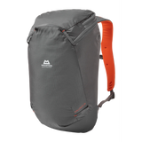 Mountain Equipment Wallpack 20 Backpack Anvil/Orange full front angle image