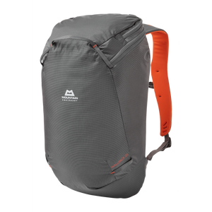 Mountain Equipment Wallpack 20 Backpack Anvil/Orange full front angle image