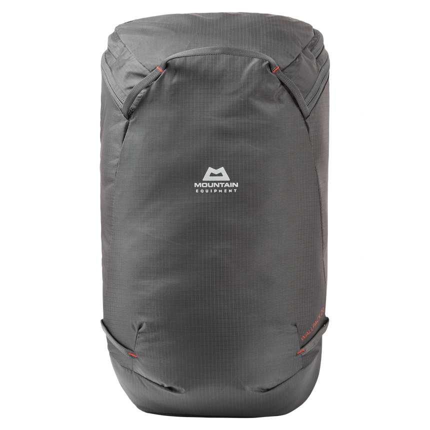 Mountain Equipment Wallpack 20 Backpack Anvil/Orange full front image