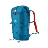 Mountain Equipment Orcus 28+ Backpack Outdoor Action Alto Blue - Full front angle image
