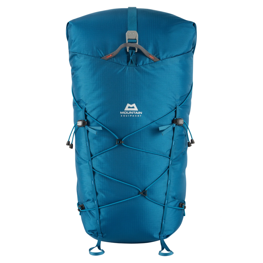 Mountain Equipment Orcus 28+ Backpack Outdoor Action Alto Blue - Full front image
