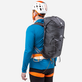 Mountain Equipment Orcus 28+ Backpack Outdoor Action Anvil Grey - Full back image model image