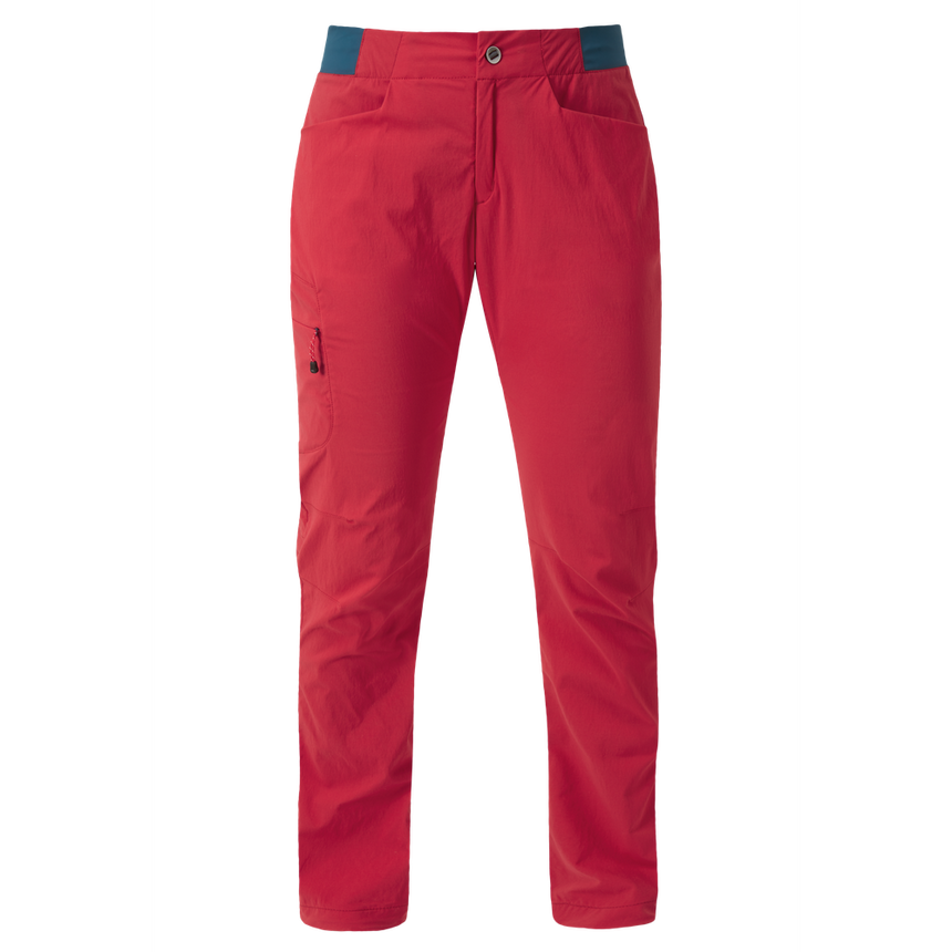 Mountain Equipment Dihedral Women's Pant Outdoor Action Capsicum Red - Front