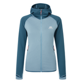 Mountain Equipment Eclipse Hooded Women's Jacket Outdoor Action Stellar Blue/Majolica Blue- front