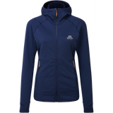 Mountain Equipment Eclipse Hooded Women's Jacket Outdoor Action Medieval Blue- front