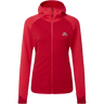 Mountain Equipment Eclipse Hooded Women's Jacket Outdoor Action MoltenRed/Capsicum- front