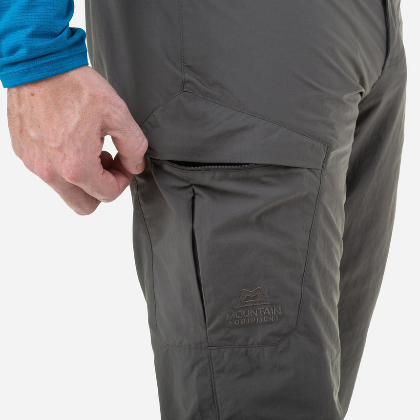 Mountain Equipment Inception Men's Pant Outdoor Action Shadow Grey - Thigh pocket