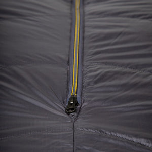 Mountain Equipment Helium GT 800 Sleeping Bag close up zip image