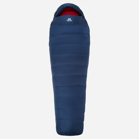 Mountain Equipment Helium 250 Women's Sleeping Bag Outdoor Action Medieval Blue - Front Full Length