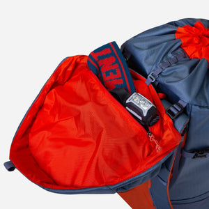 Mountain Equipment Fang 35+ Backpack top close up pack opening image